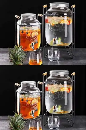 Glass Juice Dispenser