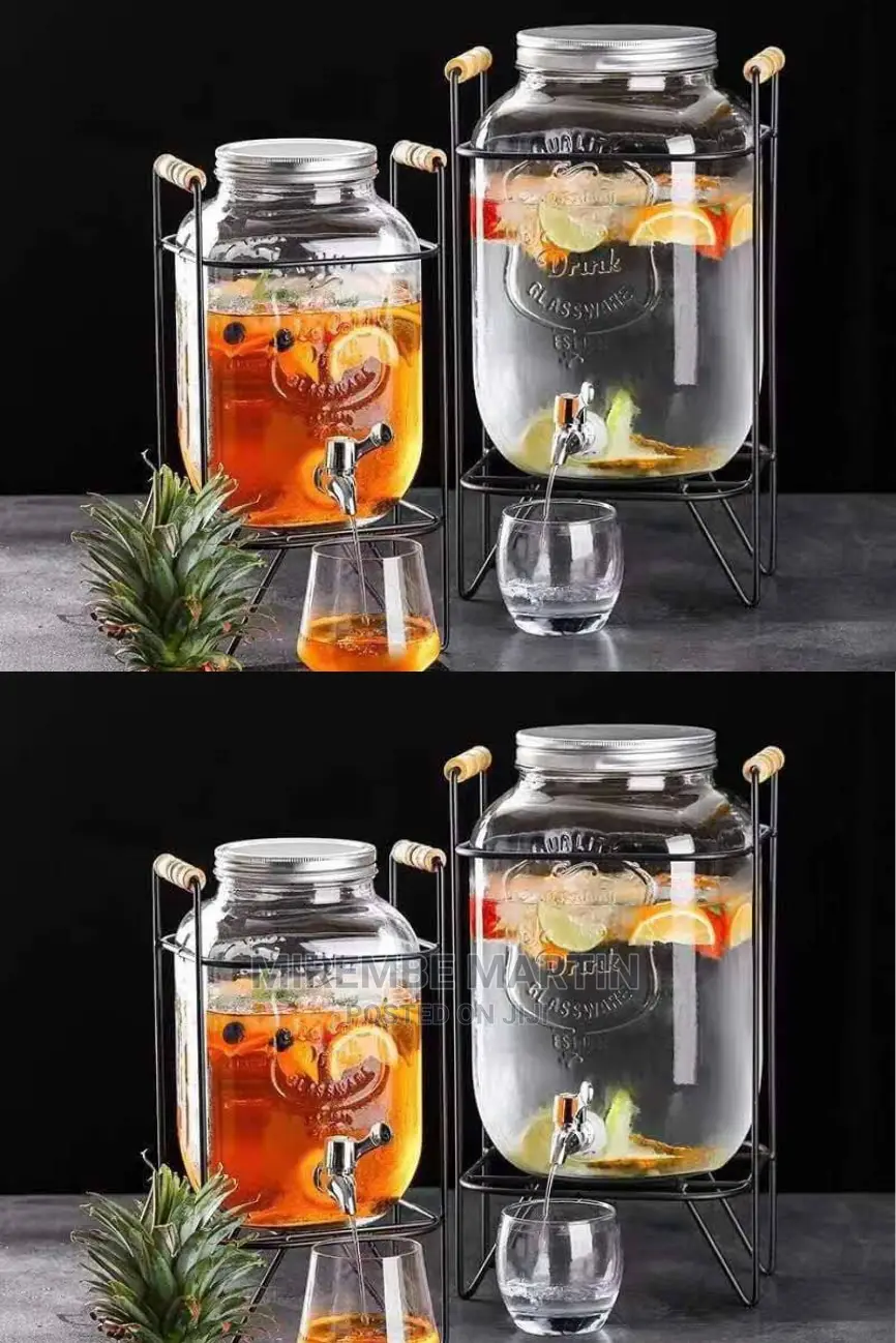 Glass Juice Dispenser