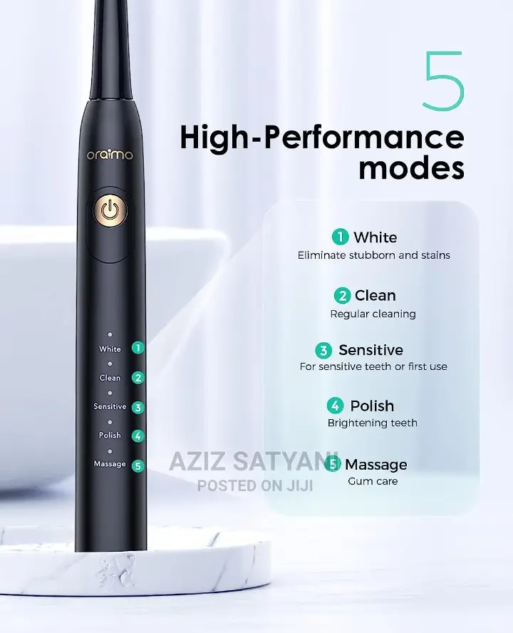 Electric Toothbrush For Adults Rechrgable Power Toothbrush