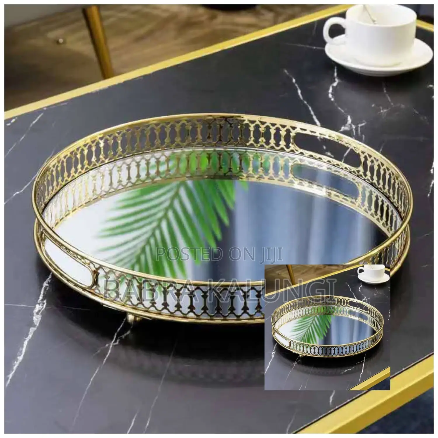 Mirror Metal Tray