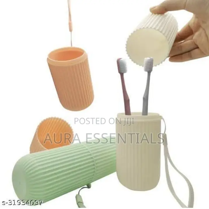 Capsule Shape Toothpaste Toothbrush Case