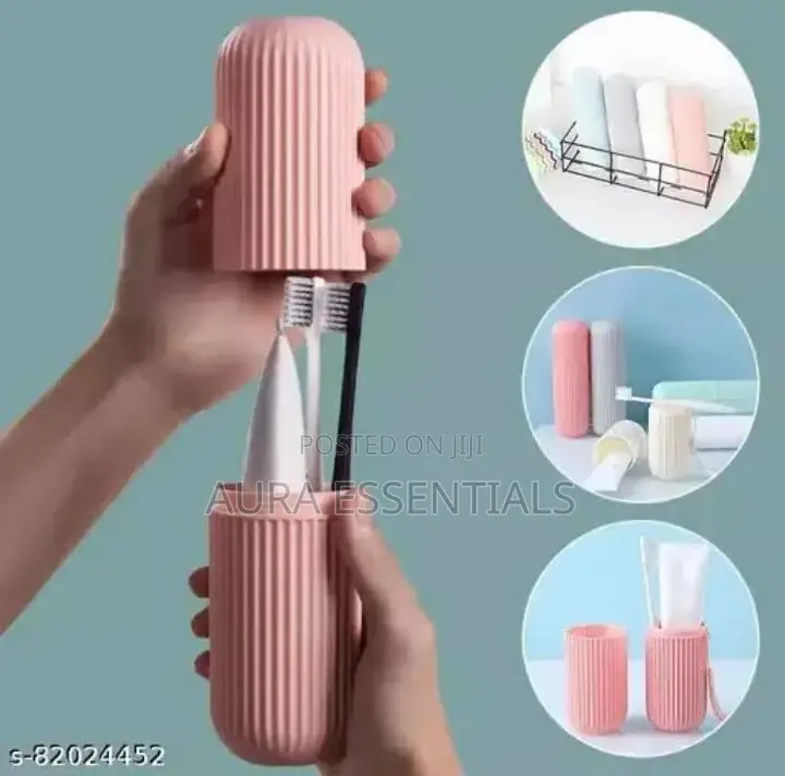 Capsule Shape Toothpaste Toothbrush Case