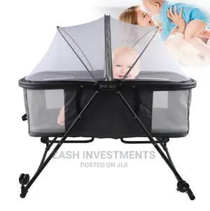 Photo - Baby Portable Bed/Crib With Wheels