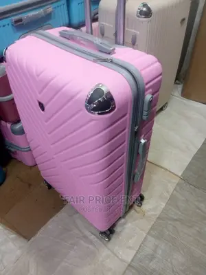 Vip Original Executive Plastic Suitcases.Medium ( Pink)