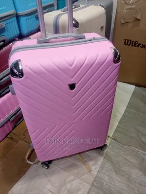 Vip Original Executive Plastic Suitcases.Medium ( Pink)