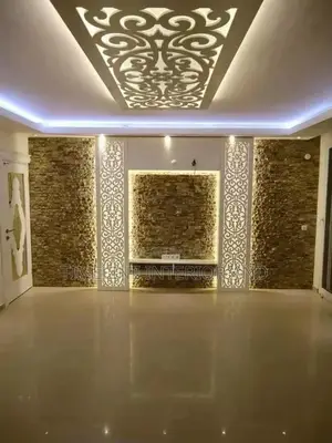 CNC Gypsum Ceiling and Tv Unit Wall