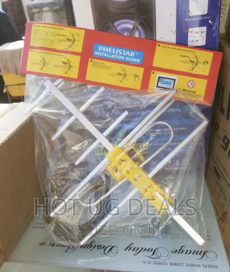 Outdoor Tv Antenna For Startimes, Gotv Free To Air Decoder