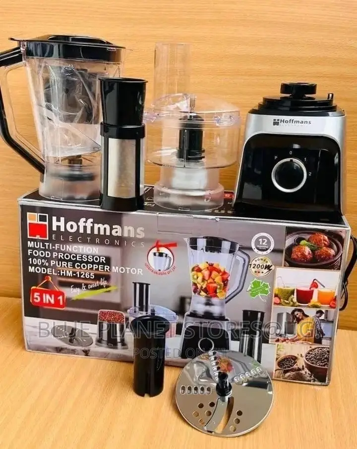 HOFFMANS 5_in_1 \\ 1.8litre Food Processors \\ HM-1265