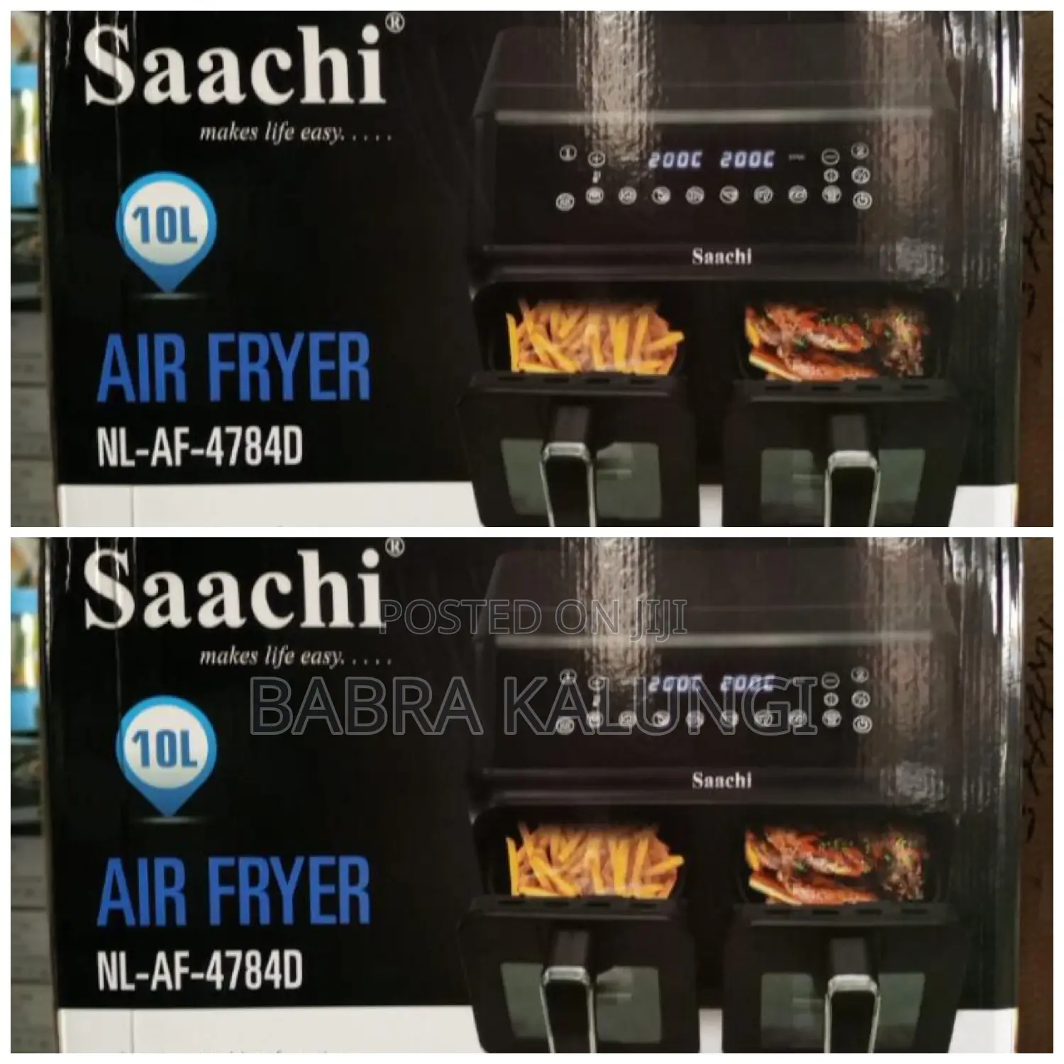 Saachi Double Air Fryer 10l