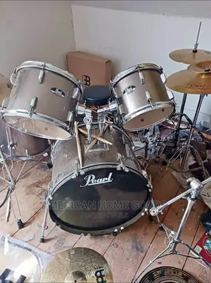 Pearl Drum Complete Full Set With Cymbals and Hi-Hat