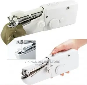 Mini Handheld Hini Quick Stitch Sewing Machine – White