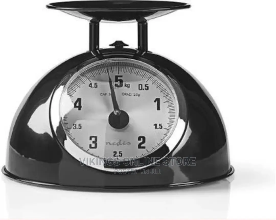 Retro Stainless Steel Mechanical Kitchen Weighing Scale Set