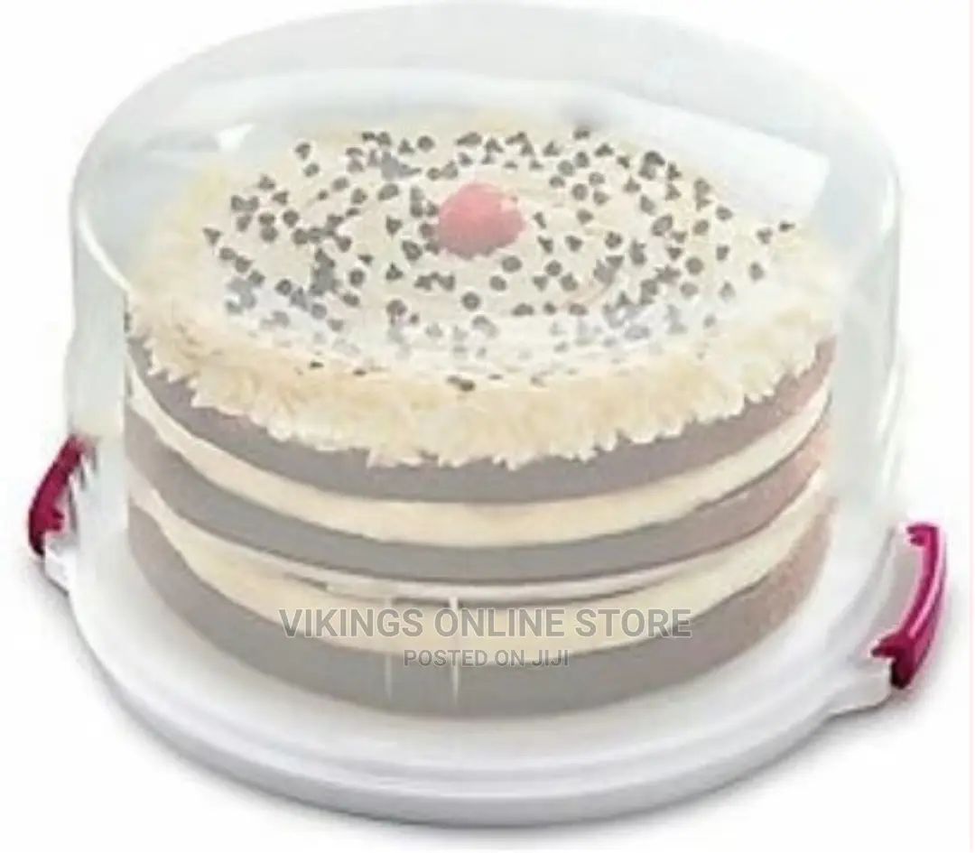 Portable Cake Storage Bin Cupcake Holder Container Box-