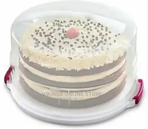 Portable Cake Storage Bin Cupcake Holder Container Box-