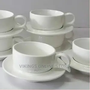 6 Pieces of Cappuccino Latte Espresso Coffee Cups 6 Saucers