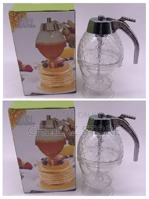Glass Honey Dispenser.