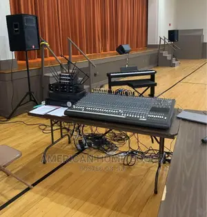Mackie 32-8 Channel Mixing Board and Mackie Power Amplifier