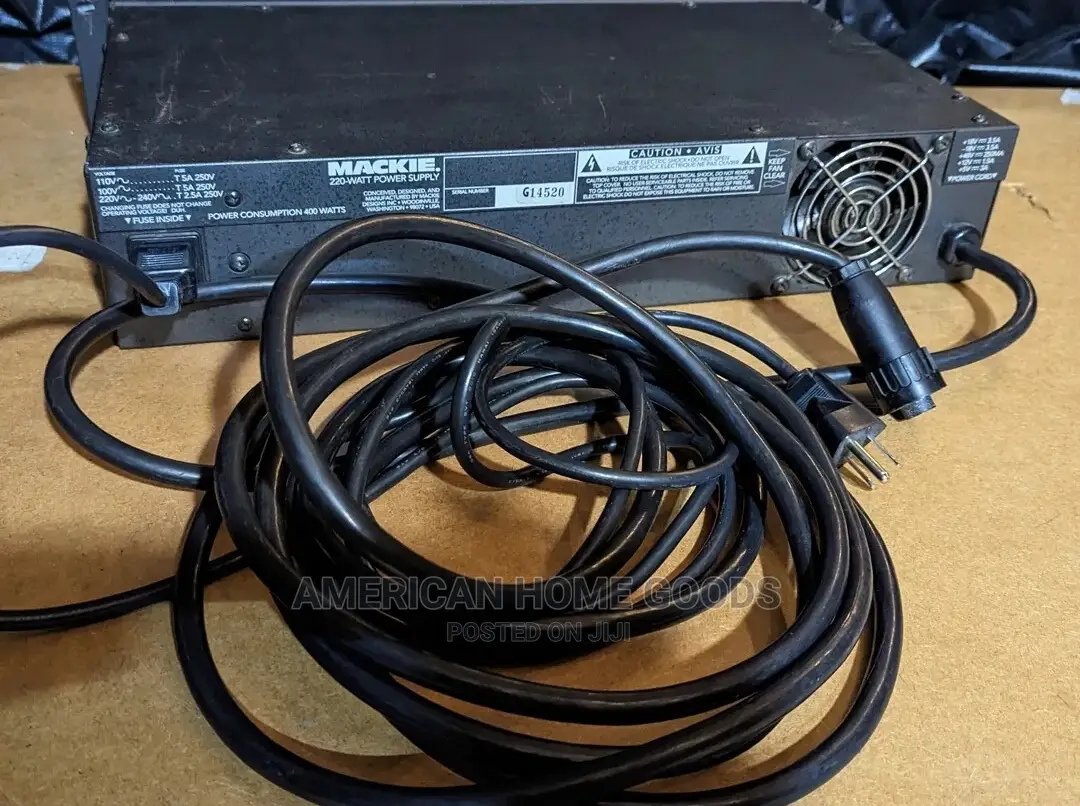 Mackie 32-8 Channel Mixing Board and Mackie Power Amplifier