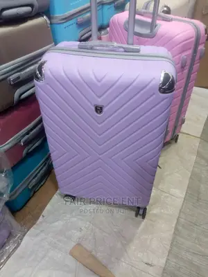 Vip Four Double Wheels Plastic Suitcases.Large.( Purple)