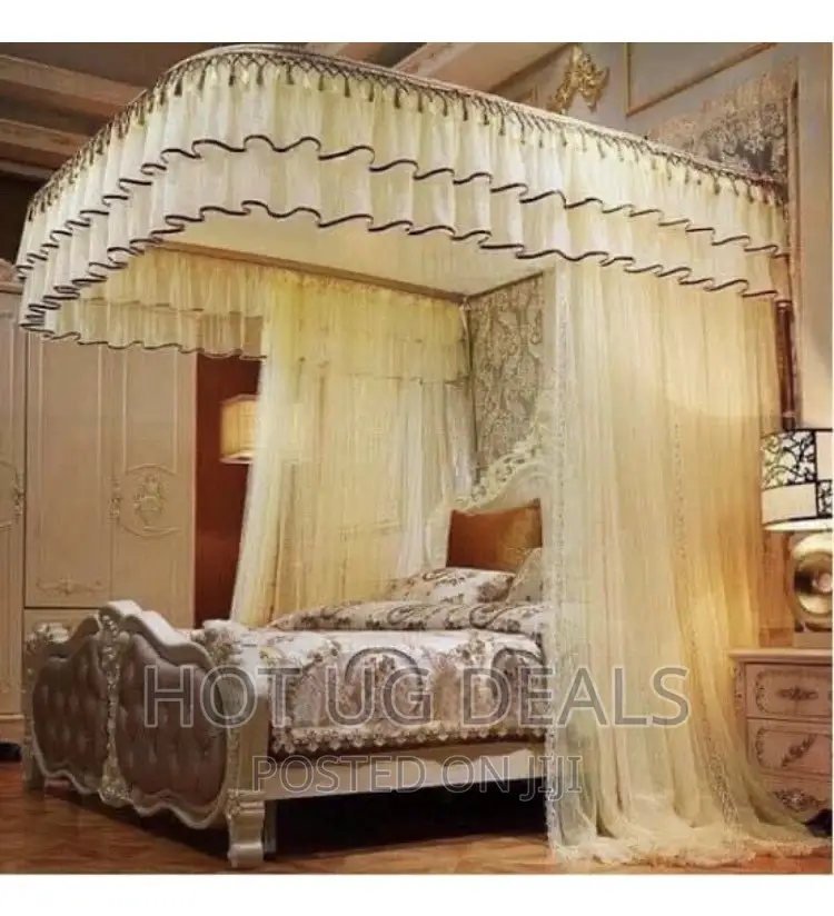 5x6. 2 Stand Rail Mosquito Net – Multicolor