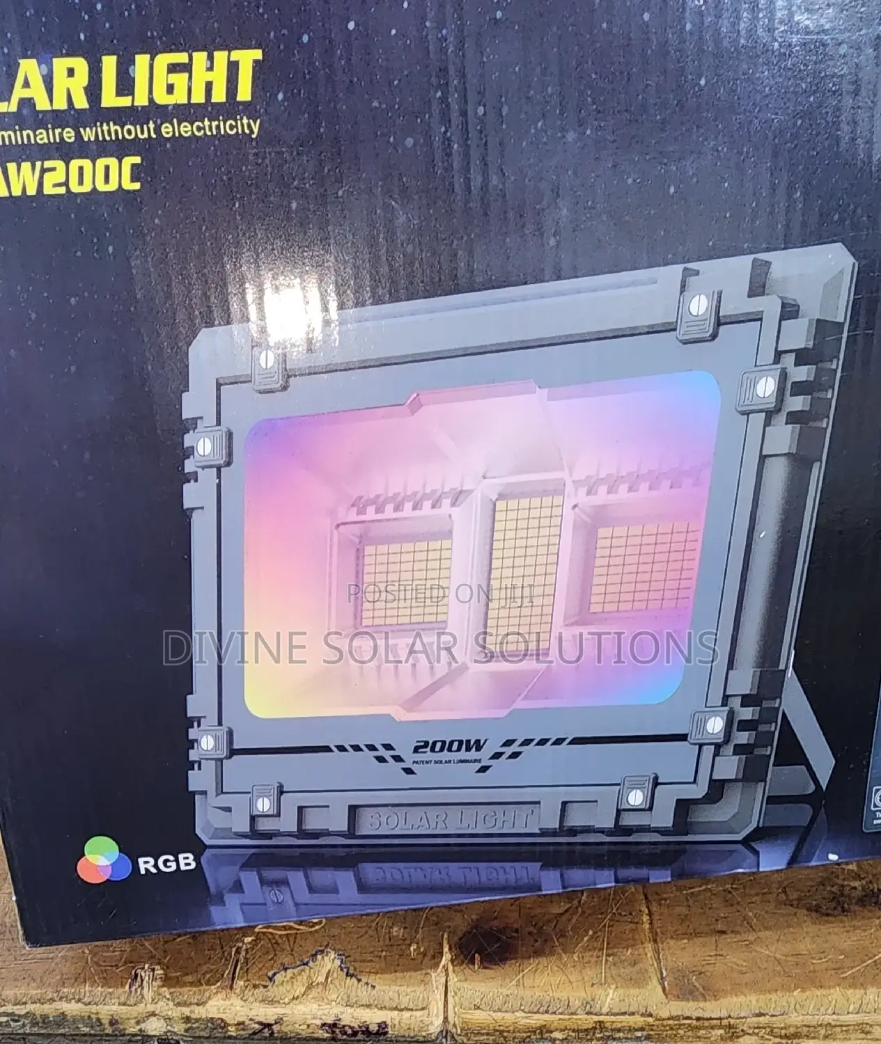 200w Solar Light Alien Warrior