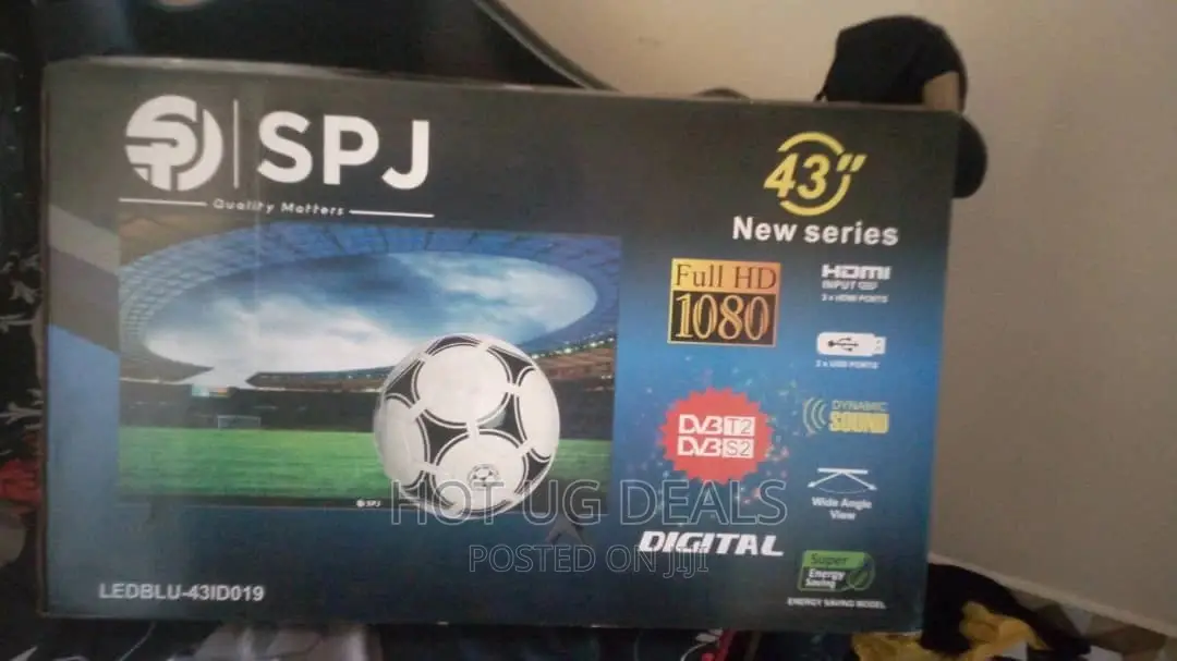 SPJ 43 Inch Digital Led TV With Free to Air - Black