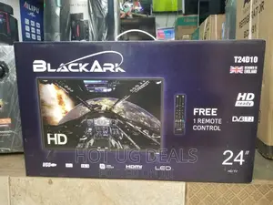 24inch Black Ark Led Tv With Inbuilt Free to Air - Black