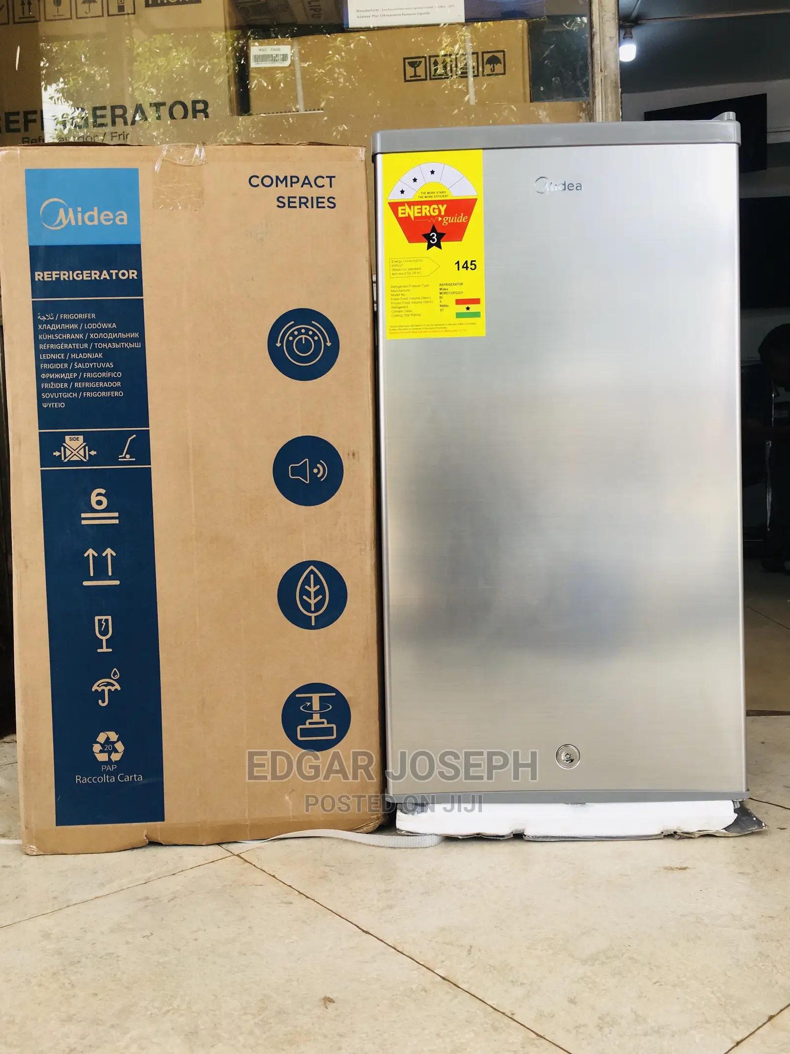 Midea Refrigerator 133L Brand New