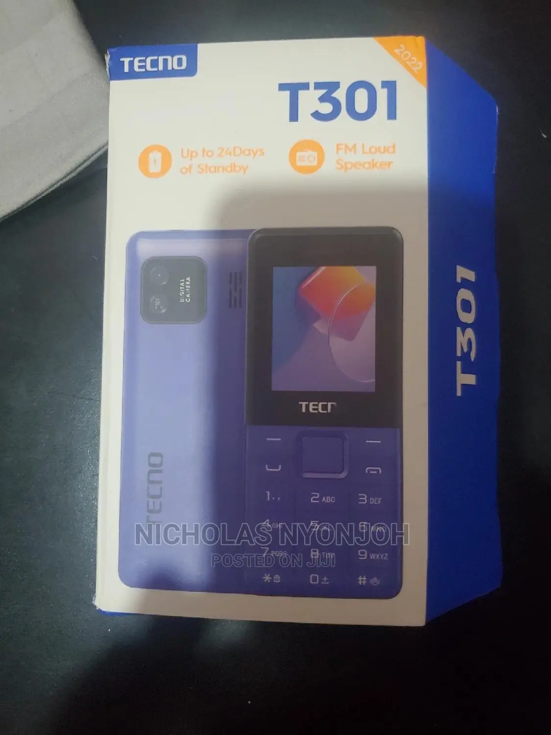 New Tecno T301 Black