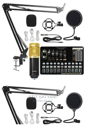 BM800 Condenser Microphone Combo, Studio Recrdng Bcsting