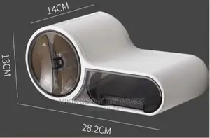 Wall-Mounted Toilet Paper Holder Storage Bathroom Organizer
