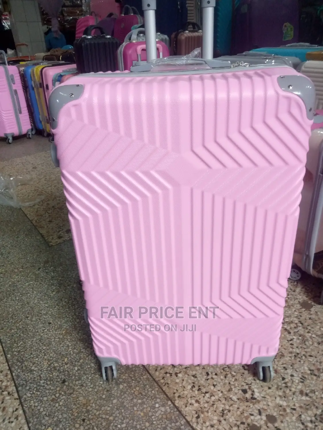 Vip Executive Plastic Traveling Bag.Large.( Pink)