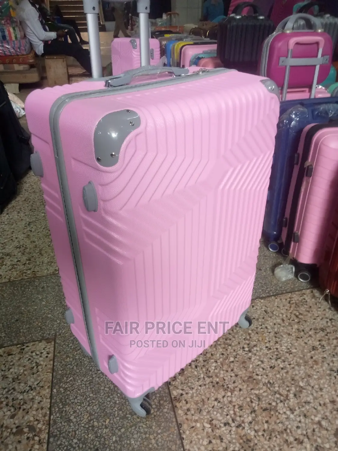 Vip Executive Plastic Traveling Bag.Large.( Pink)