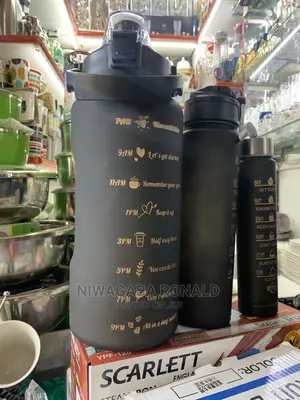 3 in 1 Classic Water Bottle Black