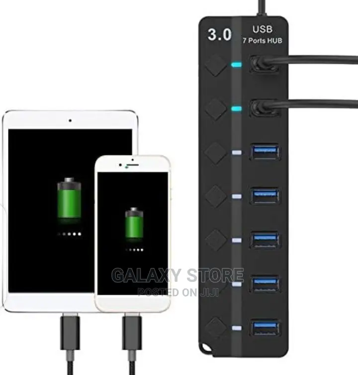 3.0 Usb Hub 7port High Speed Fast Charging Transfer Rate