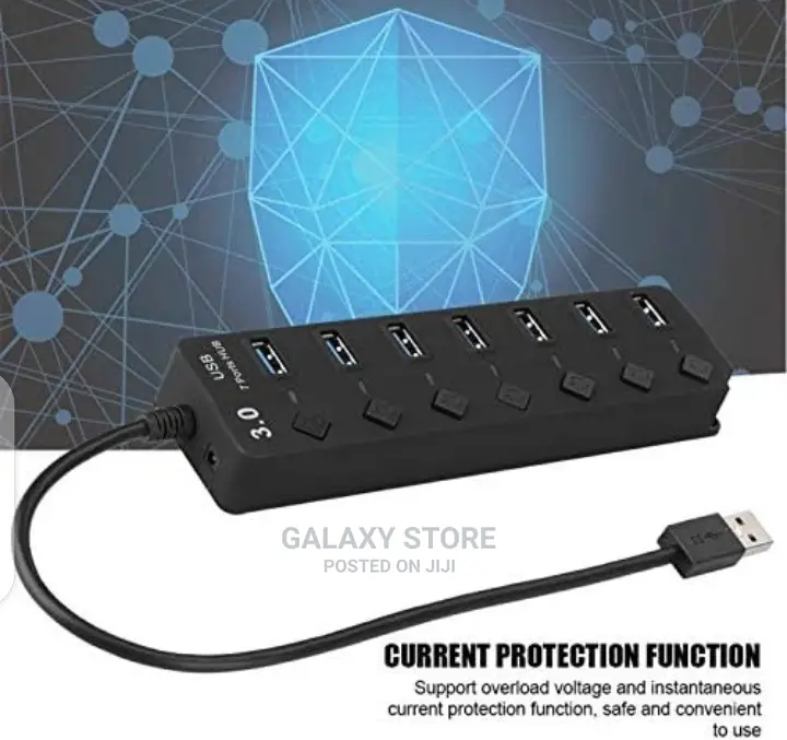 3.0 Usb Hub 7port High Speed Fast Charging Transfer Rate