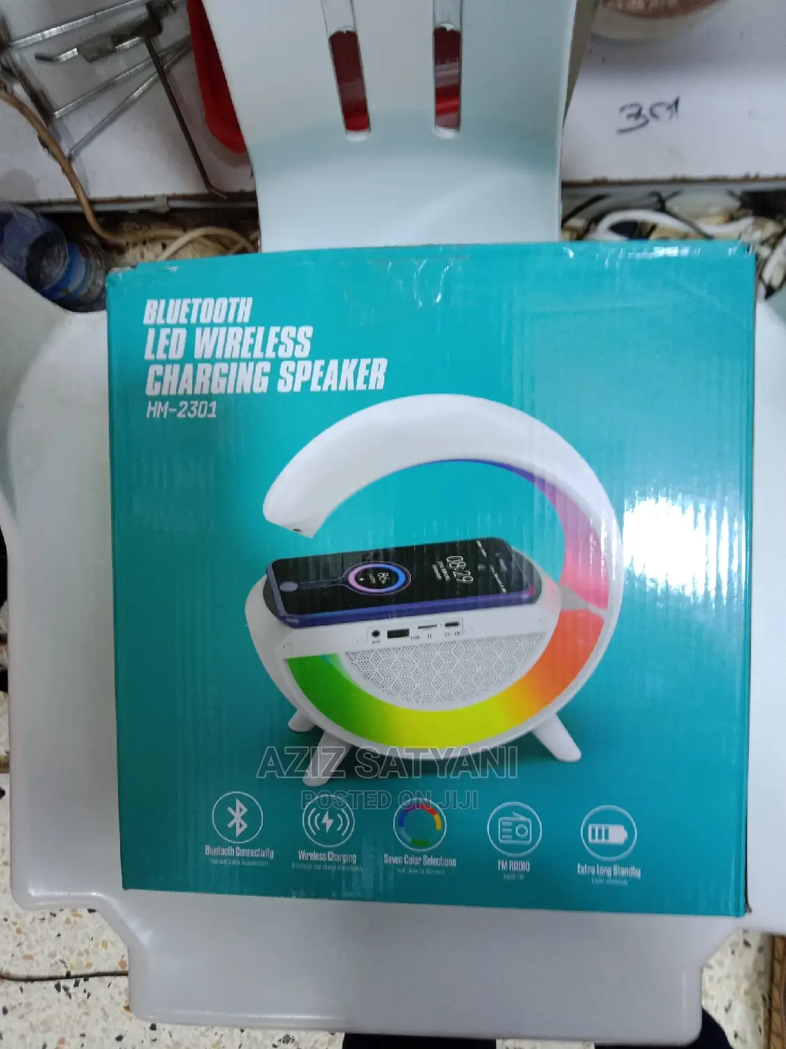SMRT Sunrise Alarm Wake For Bdroom With FST Wirless Chrger