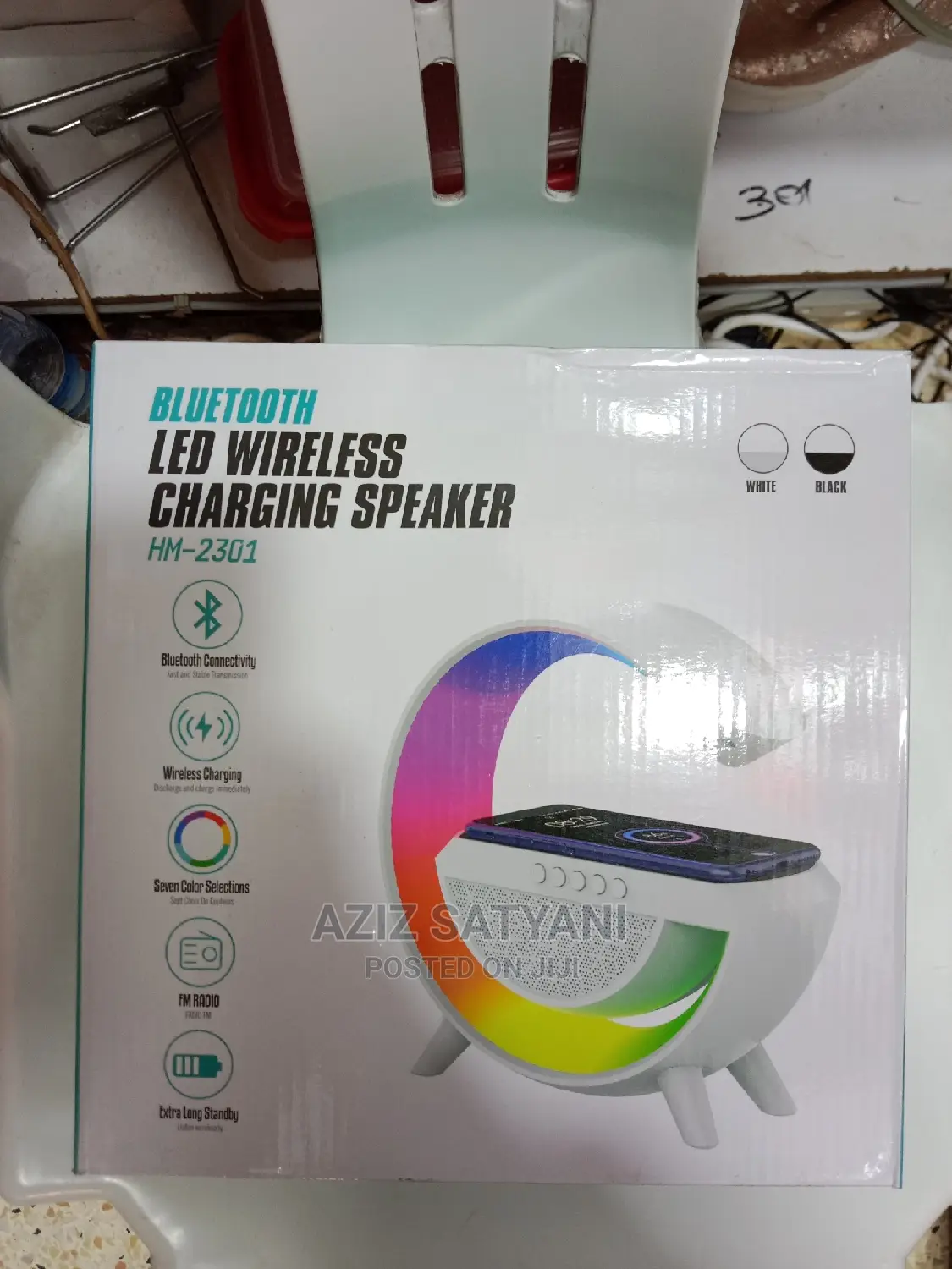 SMRT Sunrise Alarm Wake For Bdroom With FST Wirless Chrger