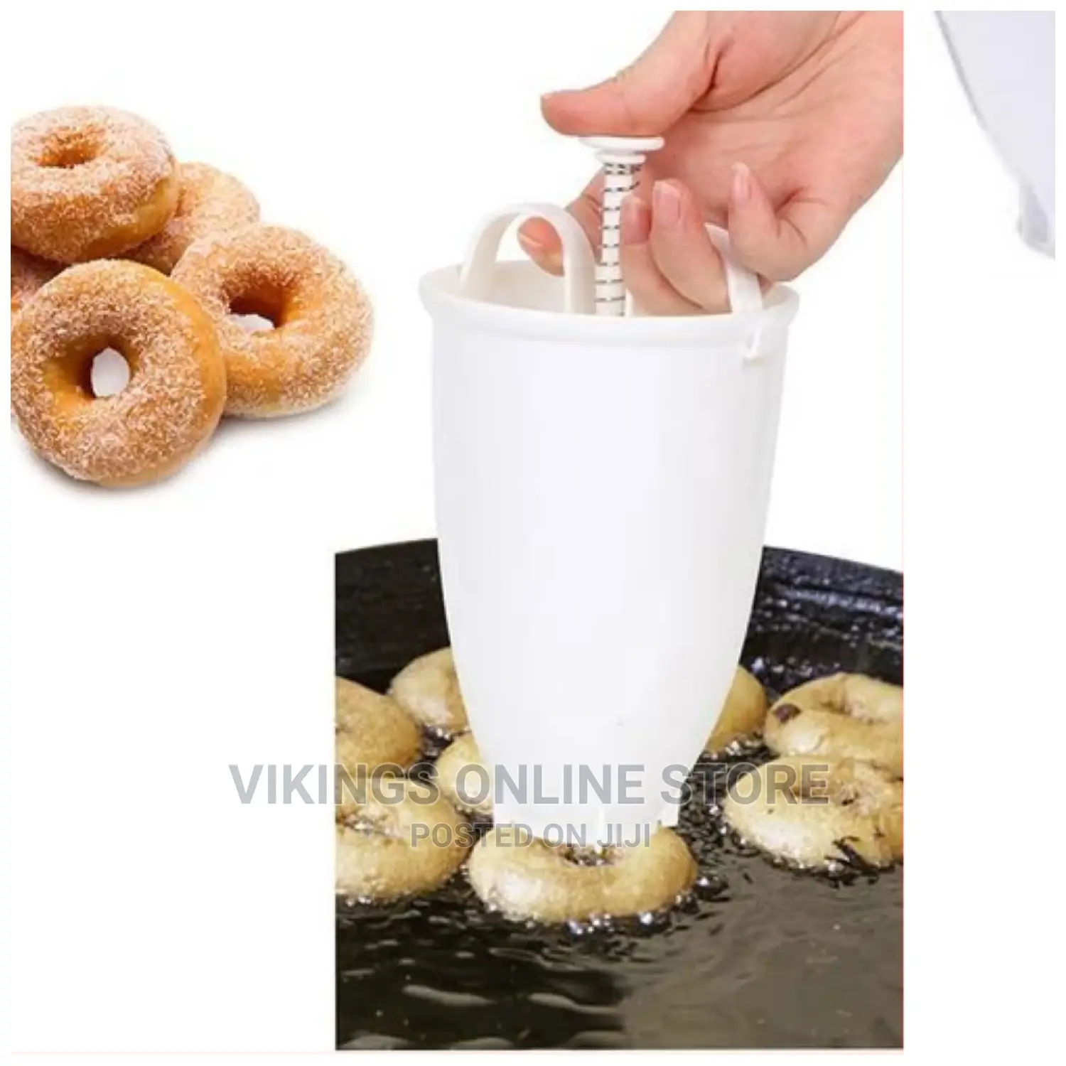 Plastic Donut Maker Machine – White