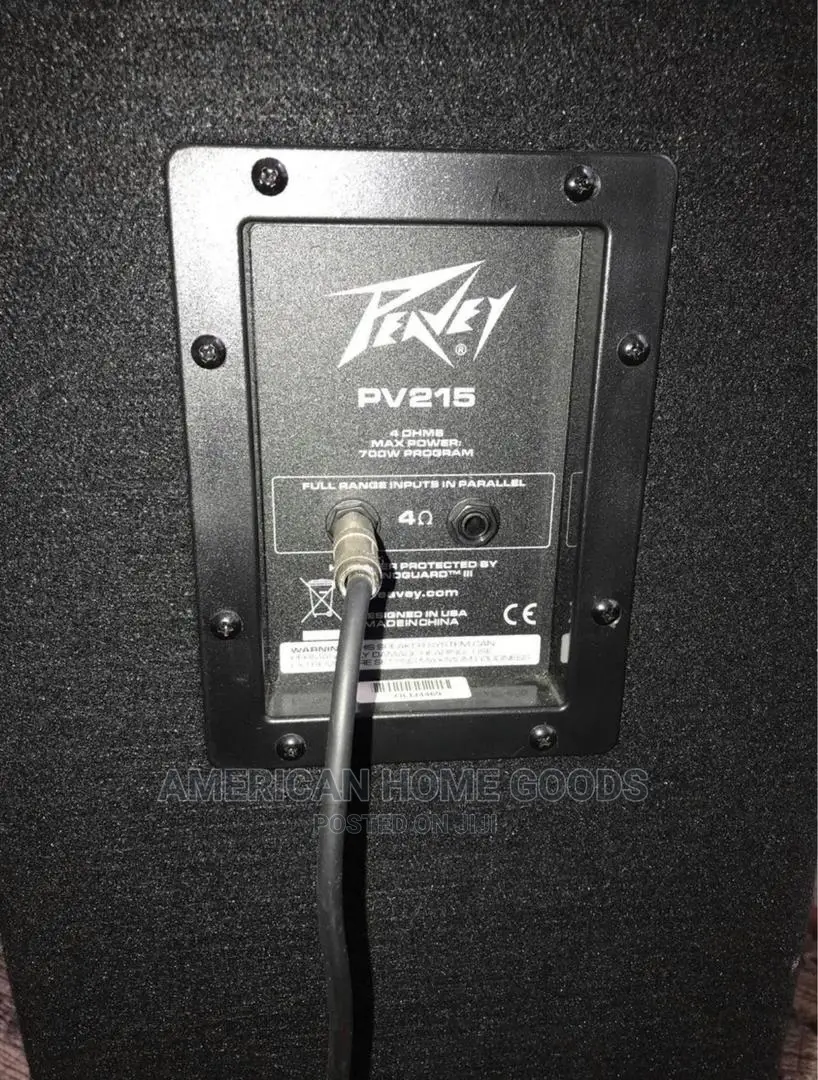 Pair of Peavey P215, 15x2/Cabin Full Range Speakers 700watts