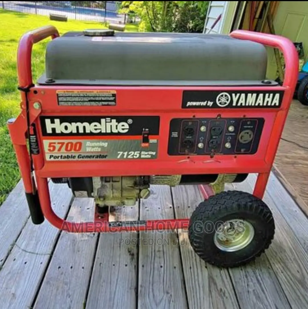 Yamaha/Homelite 5700 Running Watts, Portable Generator.