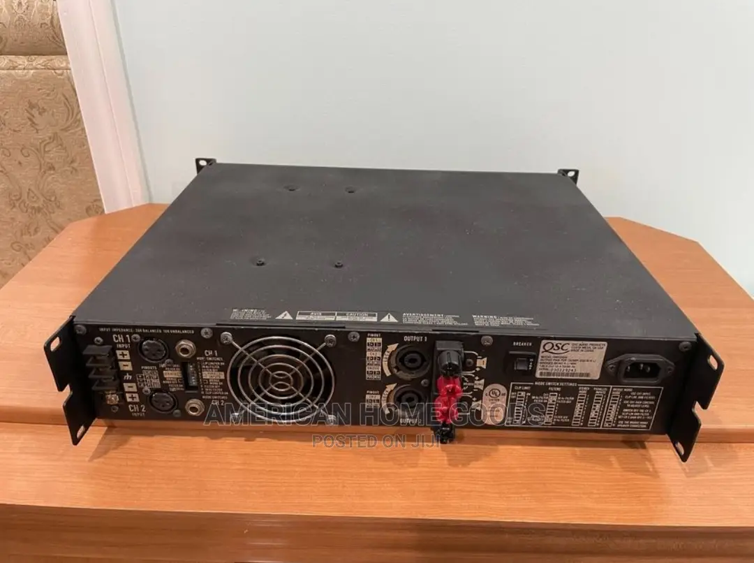 QSC Rmx2450 Two-Channel Hd Stereo Power Amplifier, 2000watts