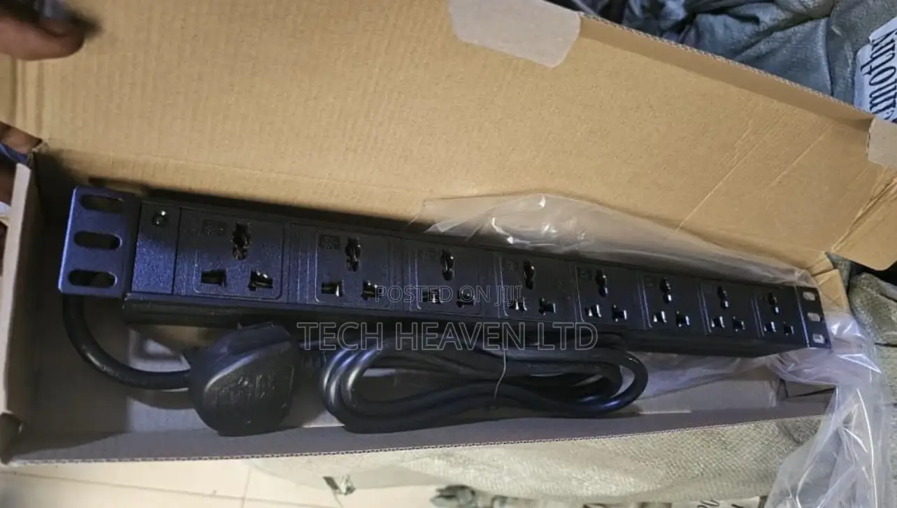 Server Rack Power Strip - 8 Way Extension