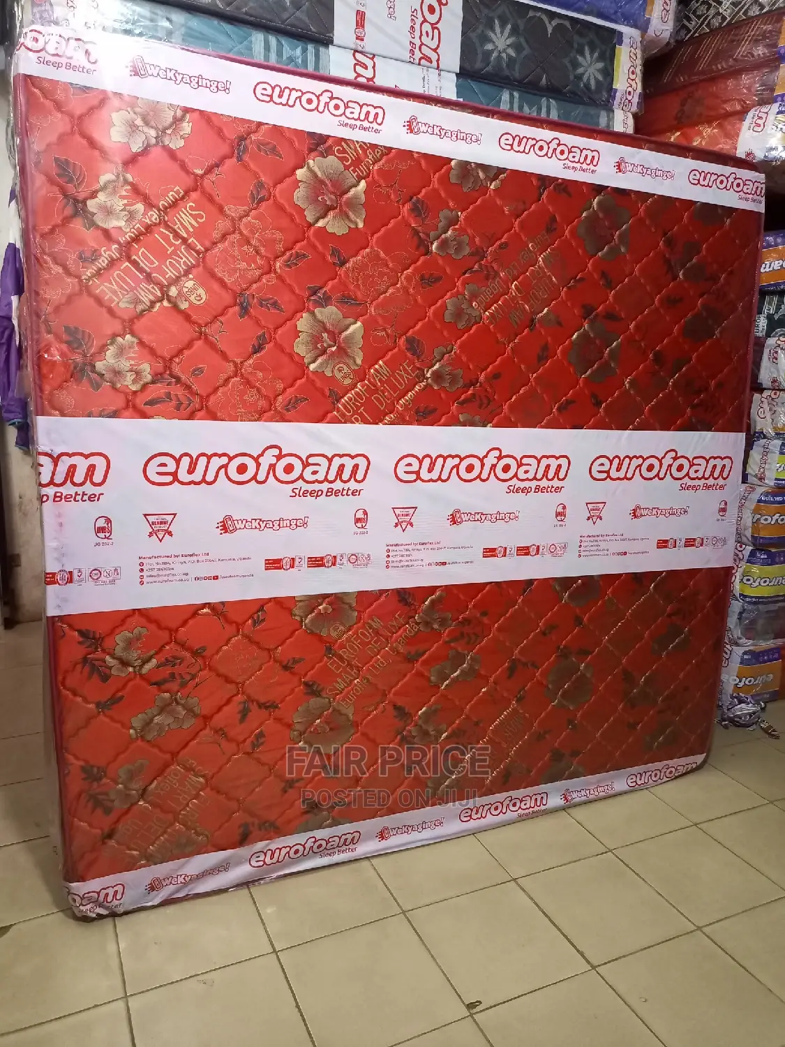 Mattresses Eurofoam HQ 5*6 By8 Inches