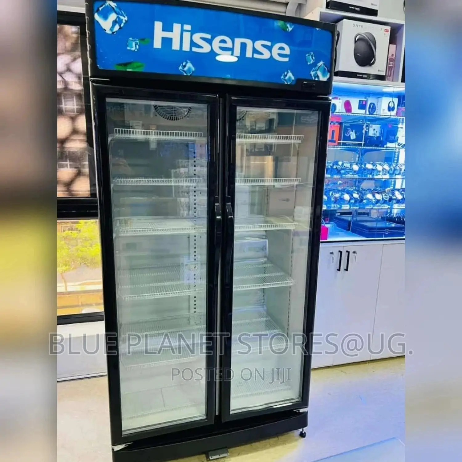 Hisense 990litres Side-by-Side Door Display Fridge/Chiller