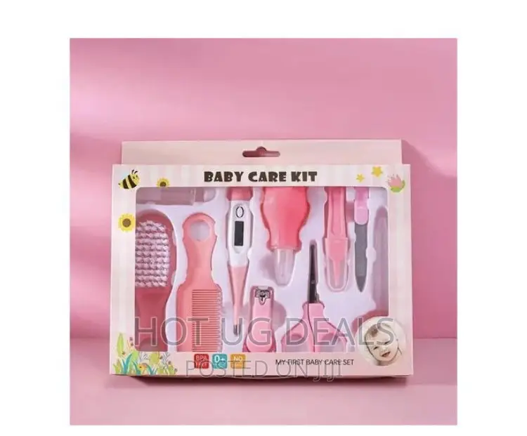 10 Piece Baby Grooming Set - Pink