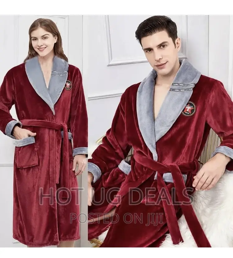 Large Cotton Cloth Bathrobe - Multicolor