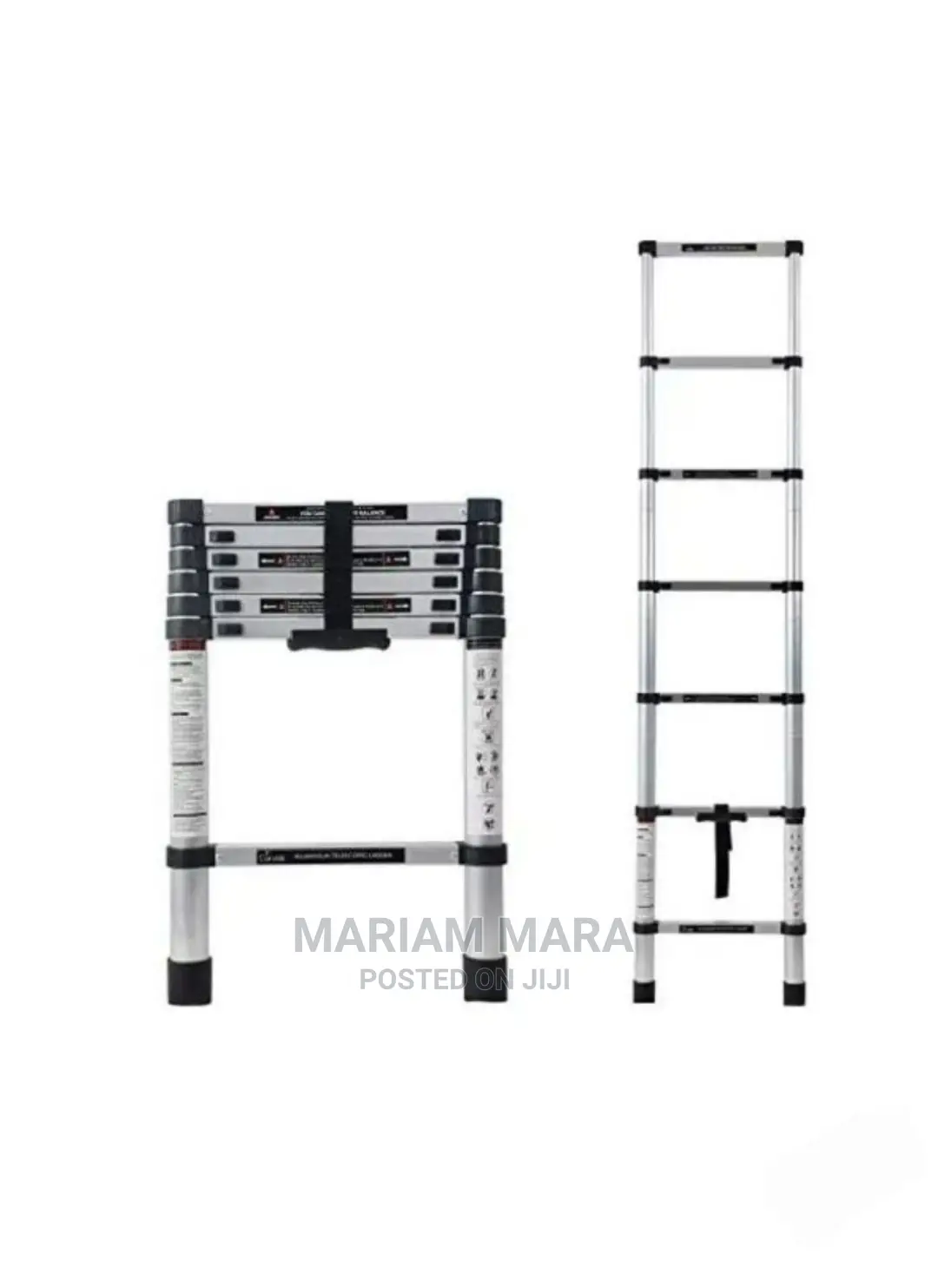 Telescopic Aluminium Ladder 2.9 Metres