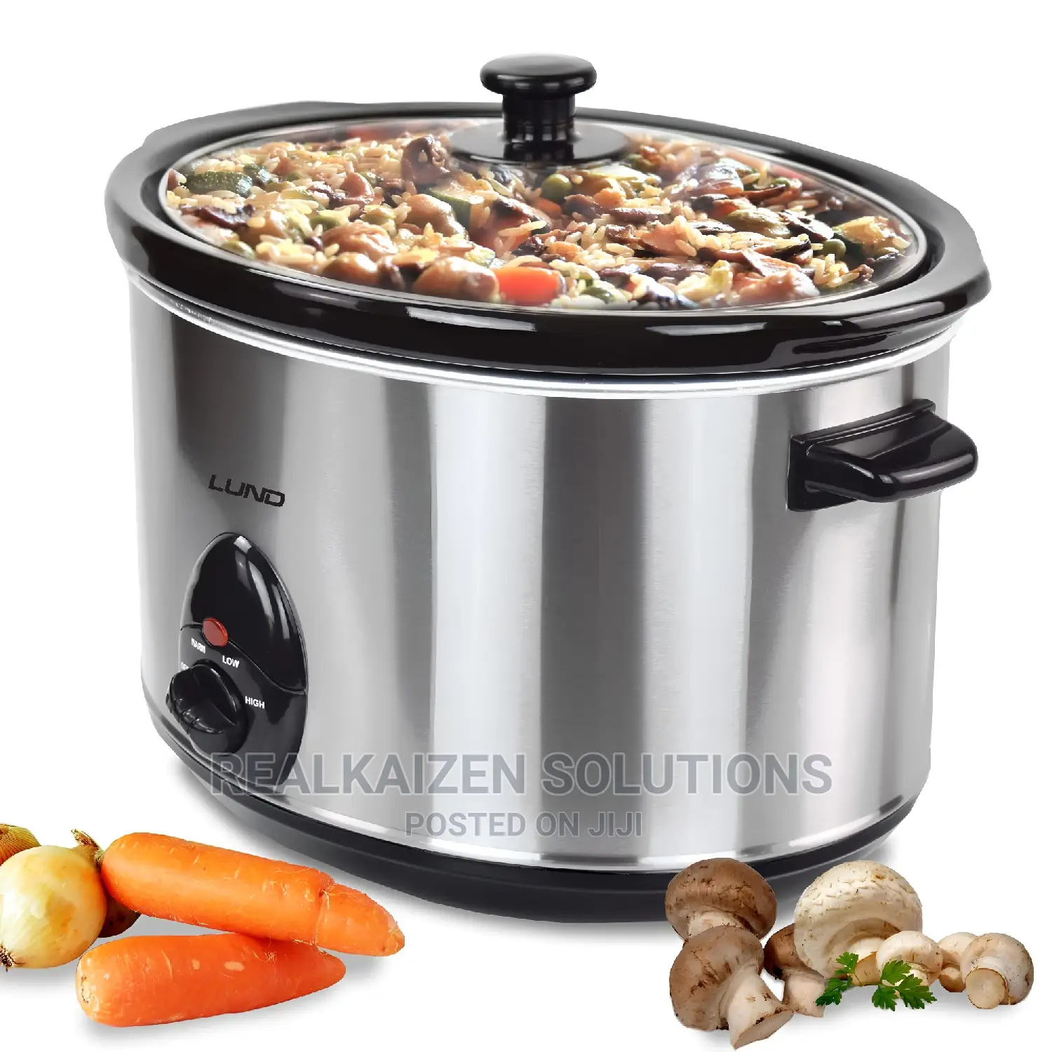Poland LUND 5.6L Stainlesssteel Ceramic Pot Slow Cooker 320W