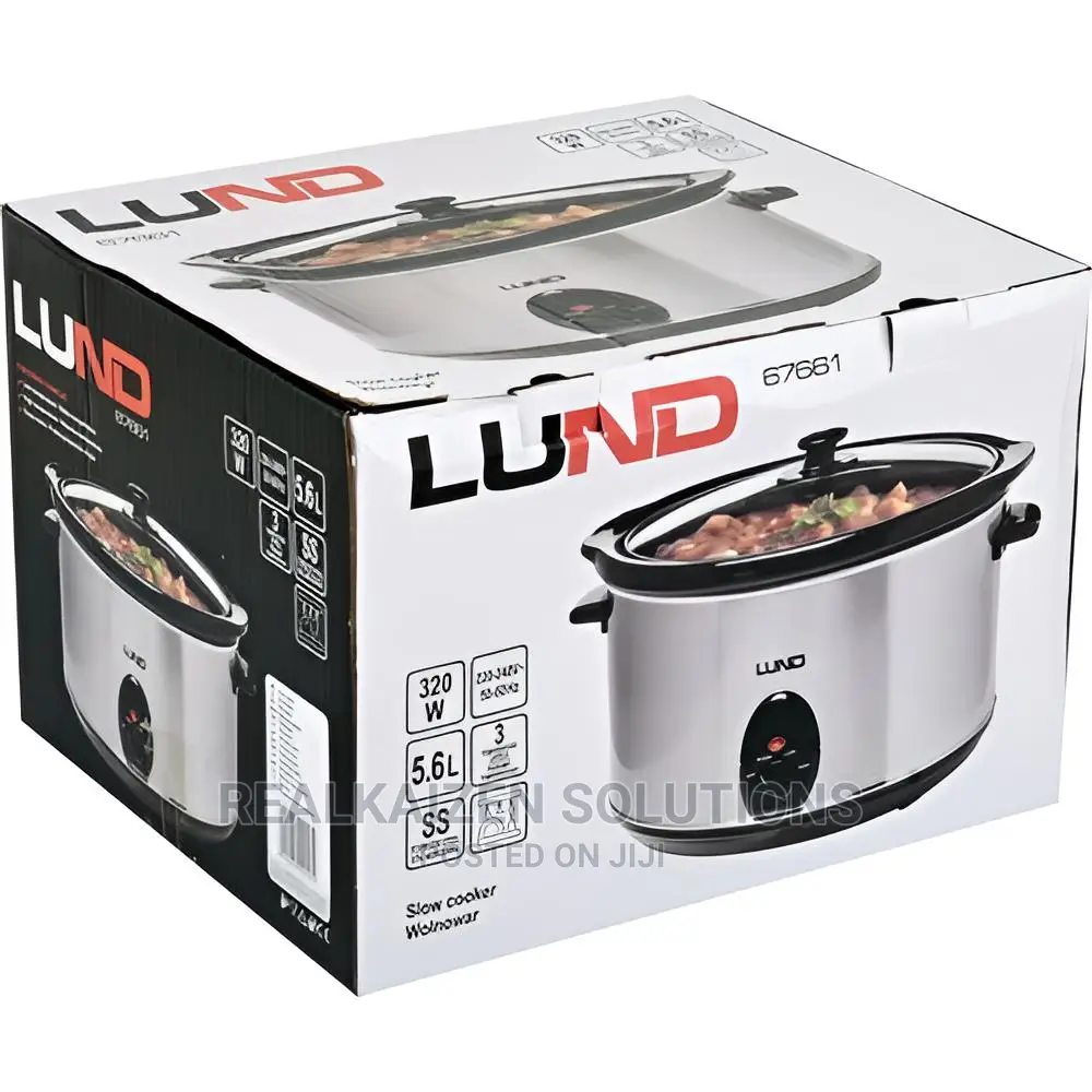Poland LUND 5.6L Stainlesssteel Ceramic Pot Slow Cooker 320W
